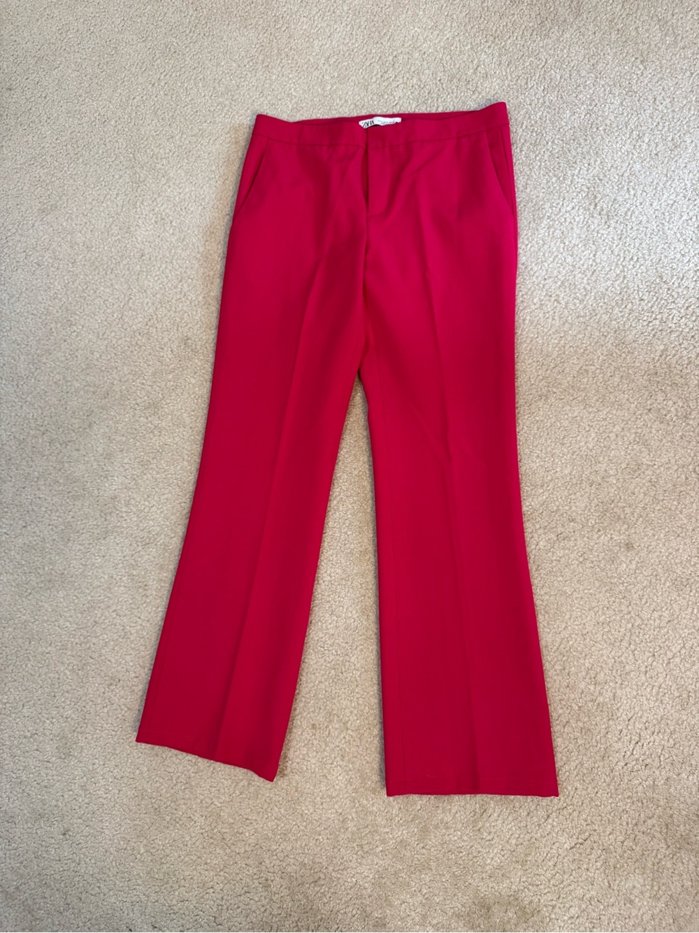 Pink Straight-Leg Pants - Picture 1 of 4